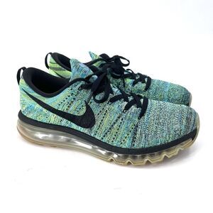 Nike Flyknit Airmax Green Tranquil Running Shoes Sneakers 620469-009 Mens